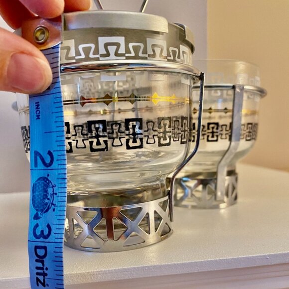 1960s Vintage Libbey Serving Caddy - Picture 6 of 7